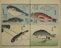 Picture 7 of 12 from Picture Book for the Practice of Drawing (Ehon tebikigusa 絵本手引草) (1849), leaf 14