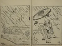An illustration from Picture Book of the Eternal Pines (Ehon chiyo no matsu 絵本千代の松) : [volume 2] (1767)