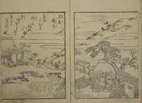 An illustration from Picture Book of the Eternal Pines (Ehon chiyo no matsu 絵本千代の松) : [volume 3] (1767)
