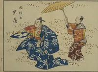 An illustration from Hiroshige Picture Album (Hiroshige gafu 広重画譜) (1862)