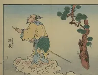 An illustration from Hiroshige Picture Album (Hiroshige gafu 広重画譜) (1862)