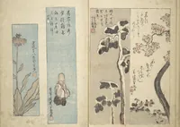 An illustration from Traces of Kenzan's Brush (Kenzan iboku 乾山遺墨) (1823)