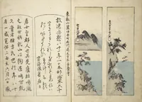 An illustration from Traces of Kenzan's Brush (Kenzan iboku 乾山遺墨) (1823)