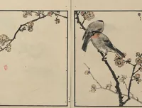 An illustration from Bairei Picture Album of One Hundred Birds (Bairei hyakuchō gafu 楳嶺百鳥畫譜) : [volume 3] (1881)