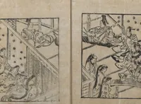 An illustration from The Tale of Bunshō (Bunshō monogatari ぶん志やう物語) : [volume 2] (1685)