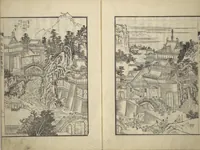 An illustration from An Illustrated New Edition of Suikoden (The Water Margin) (Shinpen suiko gaden 新編水滸画伝) (1805)