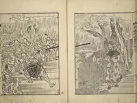 An illustration from An Illustrated New Edition of Suikoden (The Water Margin) (Shinpen suiko gaden 新編水滸画伝) (1805)