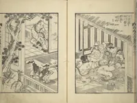 An illustration from An Illustrated New Edition of Suikoden (The Water Margin) (Shinpen suiko gaden 新編水滸画伝) (1805)