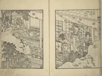 An illustration from An Illustrated New Edition of Suikoden (The Water Margin) (Shinpen suiko gaden 新編水滸画伝) (1805)