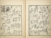 An illustration from The Quick Pictorial Dictionary (Ehon hayabiki 画本早引) : [volume 1] (1817)