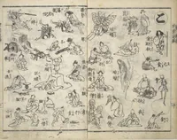 An illustration from The Quick Pictorial Dictionary (Ehon hayabiki 画本早引) : [volume 2] (1819)
