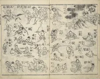 An illustration from The Quick Pictorial Dictionary (Ehon hayabiki 画本早引) : [volume 2] (1819)