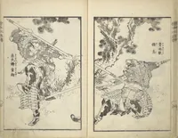 An illustration from Picture Book of the Suikoden (The Water Margin) Loyalty (Chūgi Suikoden ehon 忠義水滸伝画本) (1829)