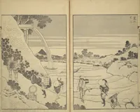 An illustration from One Hundred Views of Mount Fuji (Fugaku hyakkei 富嶽百景) : [volume 2] (1835)