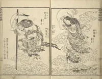 An illustration from Picture Book of Chinese and Japanese Warriors (Wakan ehon sakigake 和漢 絵本魁) (1836)