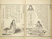 An illustration from Picture Book of New Designs for the Various Crafts (Shōshoku ehon Katsushika shin hinagata 諸職絵本葛飾新鄙形) (1836)