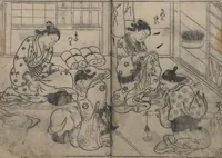 An illustration from One Hundred Women Classified According to Their Rank (Hyakunin joro shinasadame 百人女郎品定) : [volume 2] (1723)