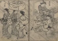 An illustration from One Hundred Women Classified According to Their Rank (Hyakunin joro shinasadame 百人女郎品定) : [volume 2] (1723)