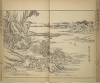 An illustration from Kan'yōsai Picture Album (Kan'yōsai gafu) (1762)