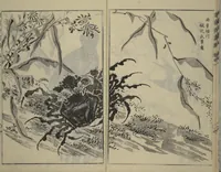 An illustration from Kan'yōsai Picture Album (Kan'yōsai gafu 寒葉斎画譜) : [volume 1] (1762)