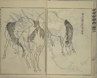 An illustration from Kan'yōsai Picture Album (Kan'yōsai gafu 寒葉斎画譜) : [volume 3] (1762)