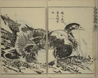 An illustration from Kan'yōsai Picture Album (Kan'yōsai gafu 寒葉斎画譜) : [volume 2] (1762)