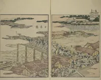 An illustration from Picture Book of the Pleasures of the East (Ehon azuma asobi 画本東都遊) : [volume 1] (1802)