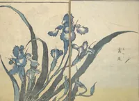 An illustration from Rough Sketches by Hokusai: Cursive Drawings Section (Hokusai Manga: Sōhitsu-no-bu 北斎漫画草筆之部) (1843)