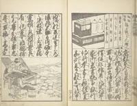 An illustration from A Picture Book on the Communication of Home Precepts part II (Ehon teikin ōrai nihen 絵本庭訓往来二編) (1830)