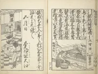 An illustration from A Picture Book on the Communication of Home Precepts part II (Ehon teikin ōrai nihen 絵本庭訓往来二編) (1830)