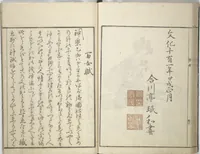 An illustration from Sketchbook of One Hundred Women (Manga hyakujo) (1814)