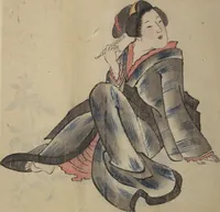 An illustration from A Picture Book of Practice Sketches (Keiko ehon) (1810)