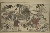 An illustration from Men’s Stomping Dances (Otoko tōka) (1798)