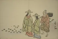An illustration from Album of the Phoenix Bird (Ranpō jō) (1806)