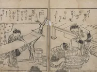 An illustration from True Reflections on the Life and Manners of a Woman (Ehon Masukagami 絵本十寸鏡) : [volumes 1-3] (1748)