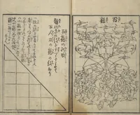An illustration from A Thousand Cranes and How to Fold Them (Senbazuru orikata) (1797)