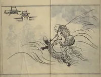 An illustration from People of Yamato (Japan) Picture Album (Yamato jinbutsu gafu), Second Series (1804)