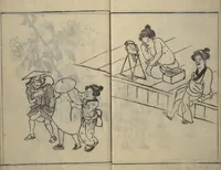 An illustration from People of Yamato (Japan) Picture Album (Yamato jinbutsu gafu), Second Series (1804)