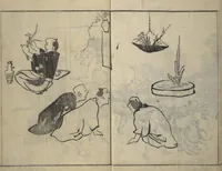 An illustration from People of Yamato (Japan) Picture Album (Yamato jinbutsu gafu), Second Series (1804)
