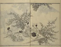 An illustration from People of Yamato (Japan) Picture Album (Yamato jinbutsu gafu), Second Series (1804)