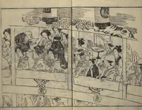 An illustration from People of Yamato (Japan) Picture Album (Yamato jinbutsu gafu), Second Series (1804)