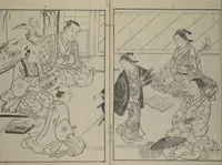 An illustration from Picture Book of Komatsubara (Ehon komatsubara) (1761)