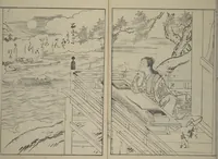 An illustration from Picture Book of Komatsubara (Ehon komatsubara) (1761)