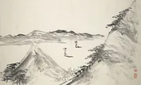 An illustration from Untitled Picture Album of Fifteen Ink Paintings (1850)