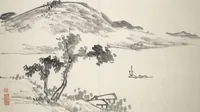 An illustration from Untitled Picture Album of Fifteen Ink Paintings (1850)