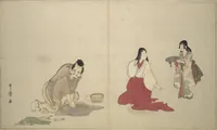 An illustration from The Colors of Spring (Haru no iro) (1794)