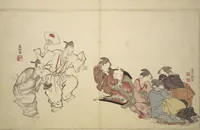 An illustration from The Colors of Spring (Haru no iro) (1794)