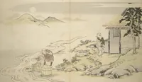 An illustration from Moon-Mad Monk (Kyōgetsubō) (1789)