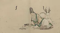 An illustration from Sketch book (Funpon 粉本)