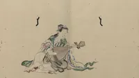 An illustration from Sketch book (Funpon 粉本)
